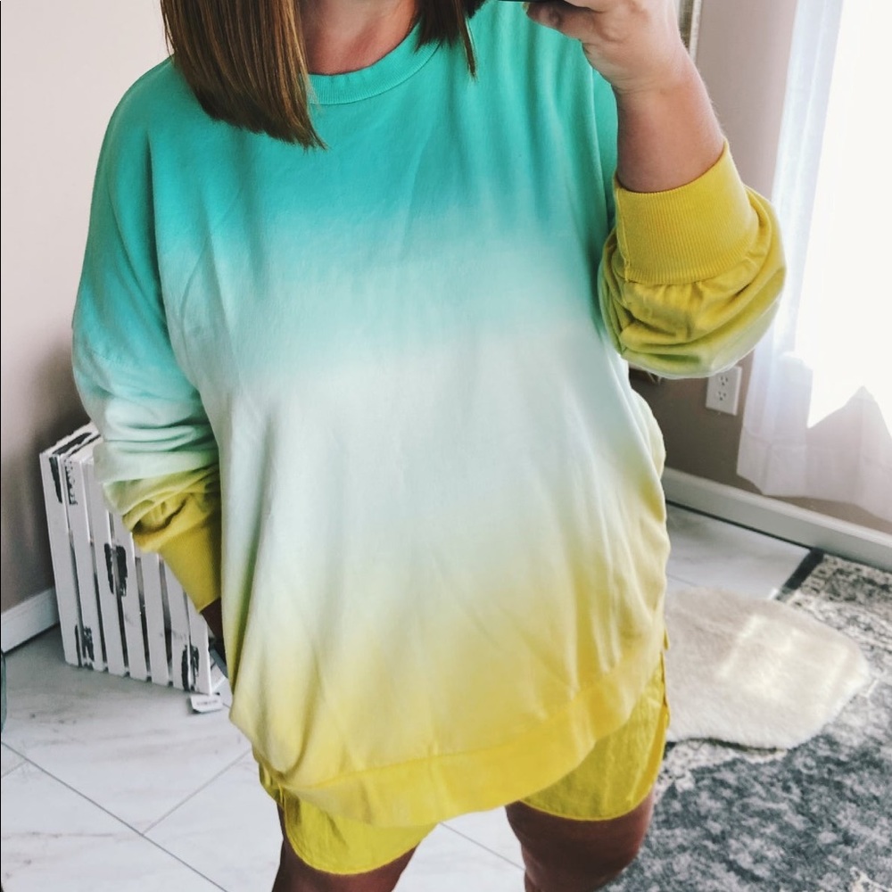 Dipped French Terry Sweatshirt